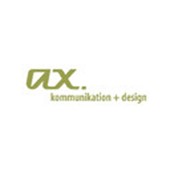 ax kommunikation + design Logo