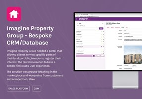 Appdrawn Software Development Projekt - Imagine Property Group, Individuelle CRM-/Datenbanklösung