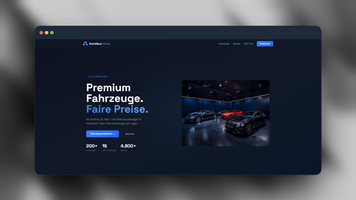 Genizi Projekt - Autohaus website