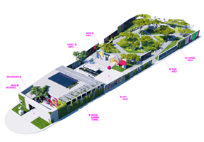Brandon Archibald Projekt - Mural Art Park, Raumgestaltung & Branding