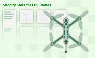 Chudovo OÜ Projekt - Shopify-Shop für FPV-Drohnen