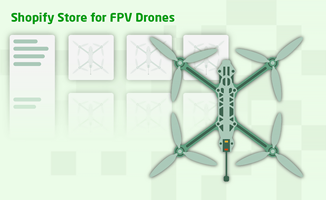 Chudovo OÜ Projekt - Shopify-Shop für FPV-Drohnen