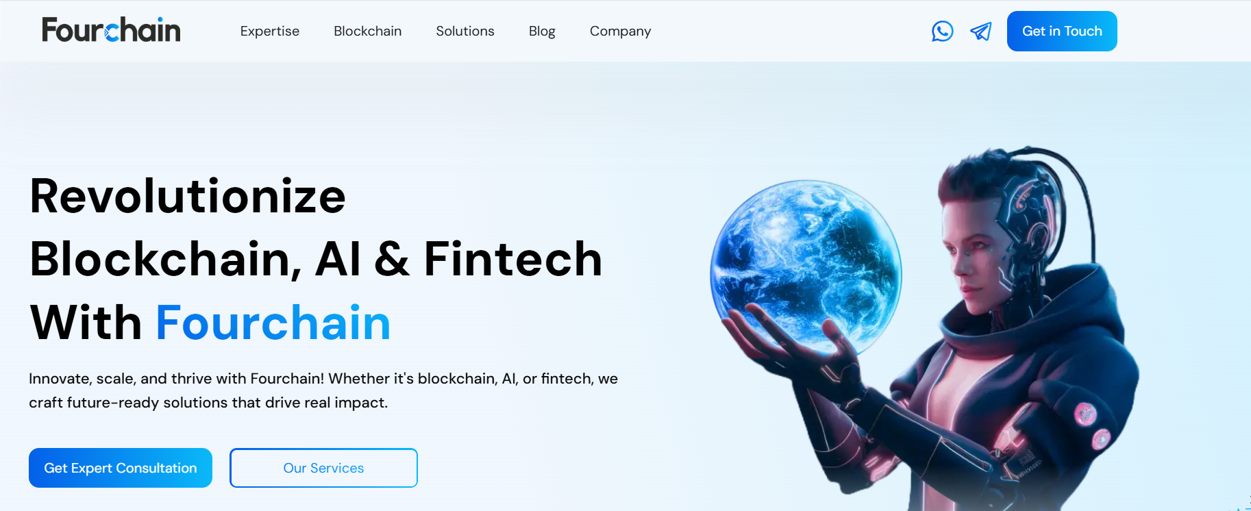 Fourchain Technologies Headerbild
