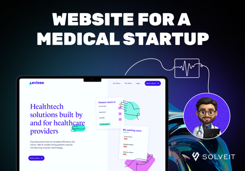 SolveIt Projekt - Website für ein medizinisches Start-up-Unternehmen