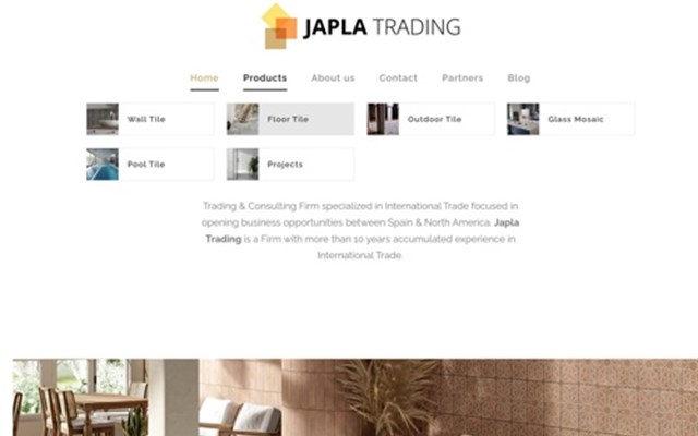 Xatcom - Agencia digital Valencia Projekt - Corporate Webdesign für JAPLA TRADING