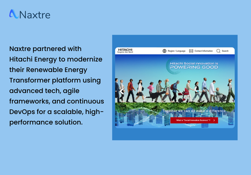 Naxtre Technologies Pvt Ltd Projekt - Hitachi Energy, Nachhaltige Energie gestalten