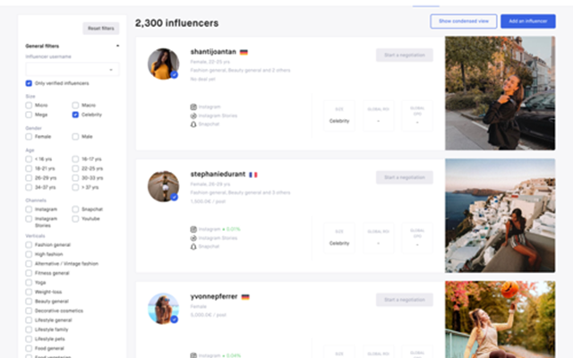 Granite Projekt - Tool zur Verwaltung von Influencer-Marketing-Kampagnen