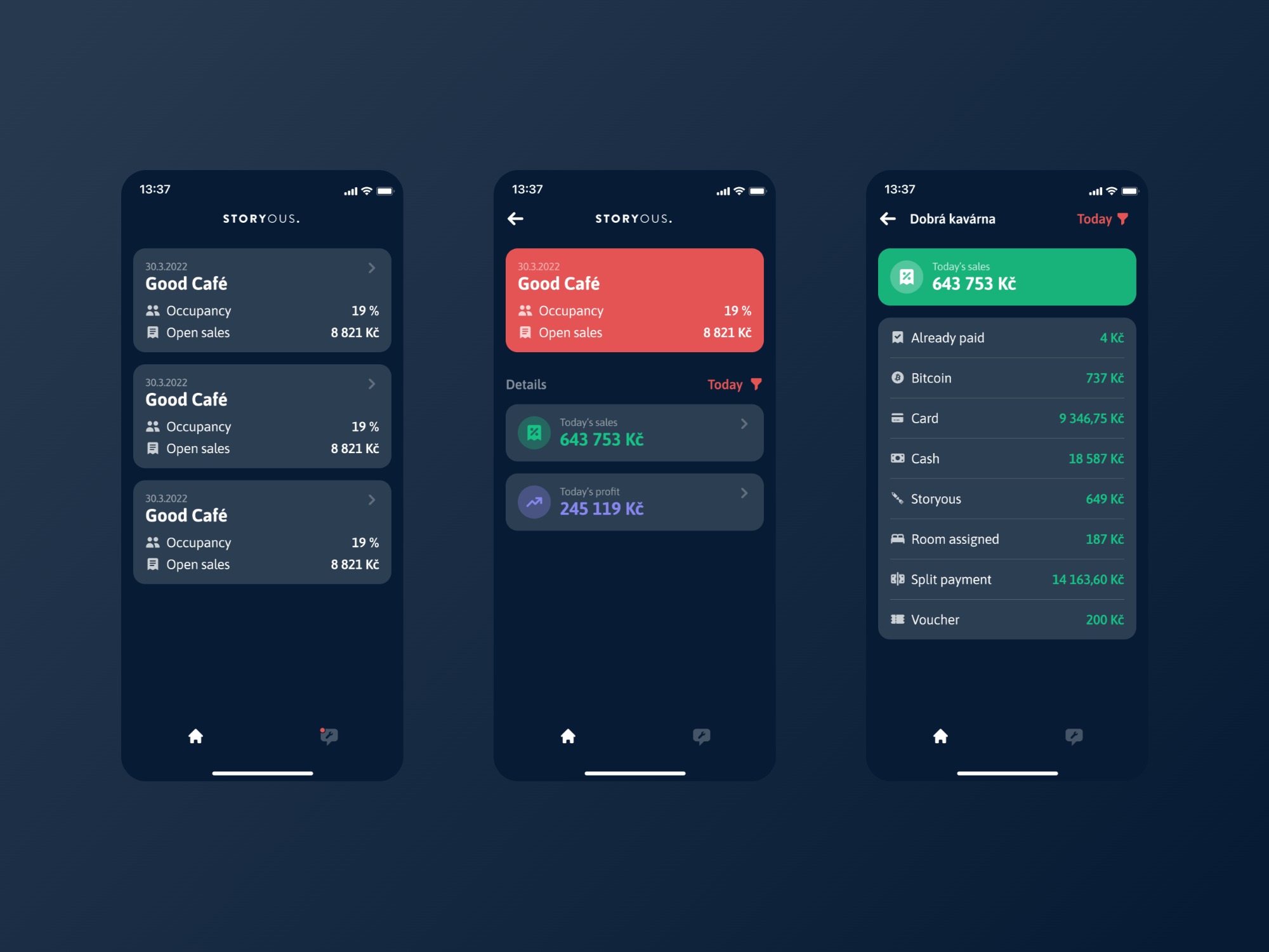 iDevBand Projekt - Meine Storyous Mobile App