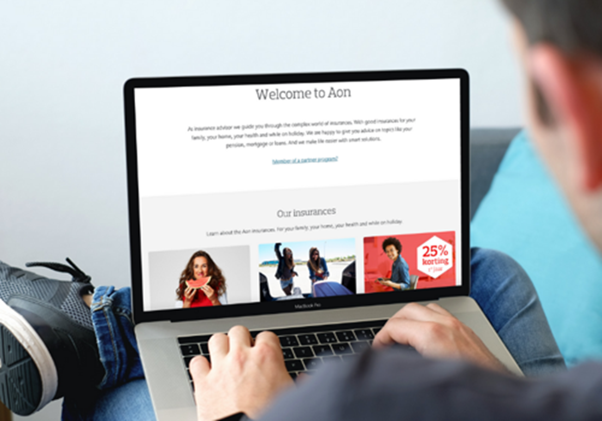 Back-to-Front-Versicherungsplattform - AON Insurance
