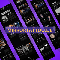 Webdesign VALNOVO Projekt - Website für Tattoostudio