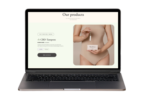 Design 030 Projekt - Shopify-Store für Damenhygiene