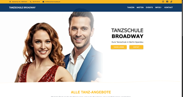 ArtiPixel Projekt - Kompletter Markenauftritt für Tanzschule Broadway Berlin