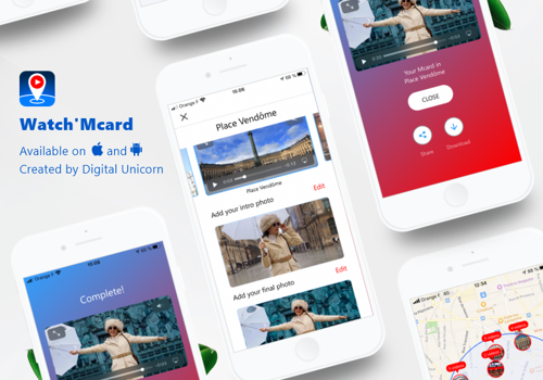 Digital Unicorn Projekt - Watch M'Card