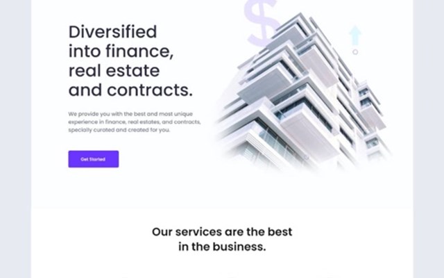 Yustack Projekt - Website für Finanzen/Immobilien