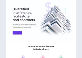 Yustack Projekt - Website für Finanzen/Immobilien