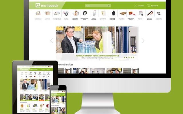Splendid Internet GmbH Projekt - B2B Fallstudie: Enviropack Onlineshop mit Magento 2