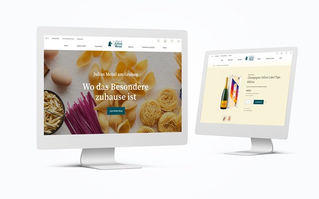 LimeSoda Interactive Marketing GmbH Projekt - Relaunch Julius Meinl am Graben: Design, Website und Webshop