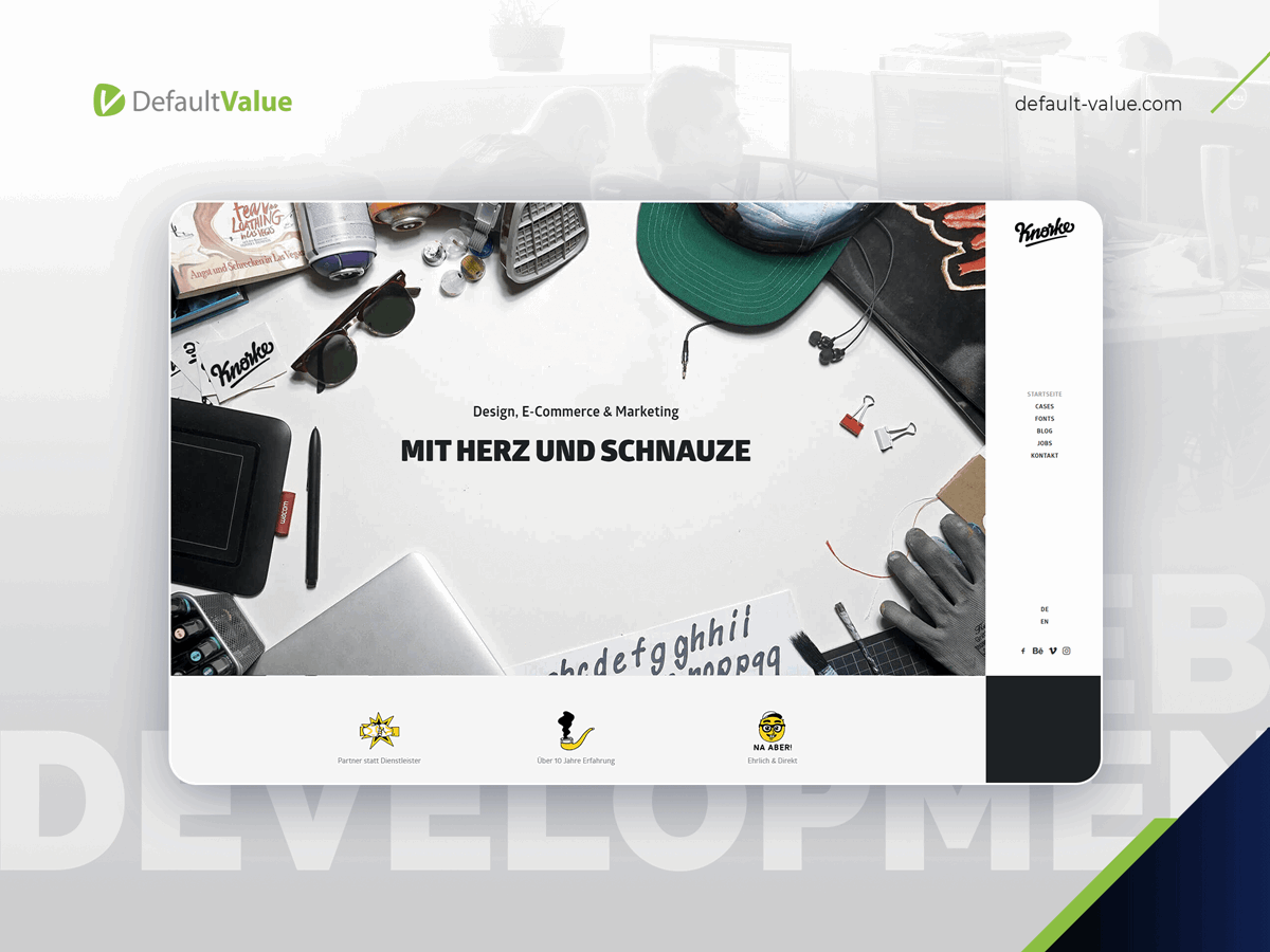 E-Commerce-Lösungen technische Partnerschaft - Knorke