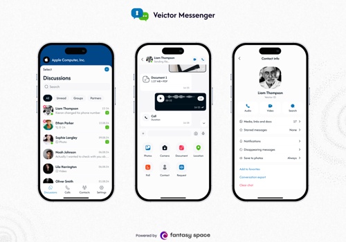 Fantasy Space Projekt - Veictor Messenger: Secure B2B Sector Communication