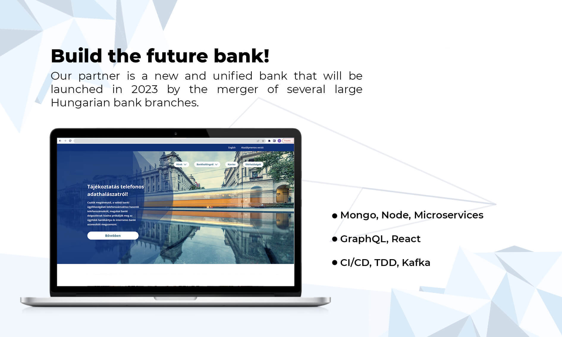 Rollout IT Projekt - Der Aufbau der modernsten Bank in Ungarn