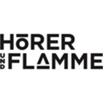 Hörer und Flamme Logo