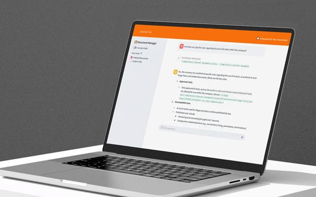 Vention Projekt - Legal RAG: RAG-Plattform für die Rechtsabteilung