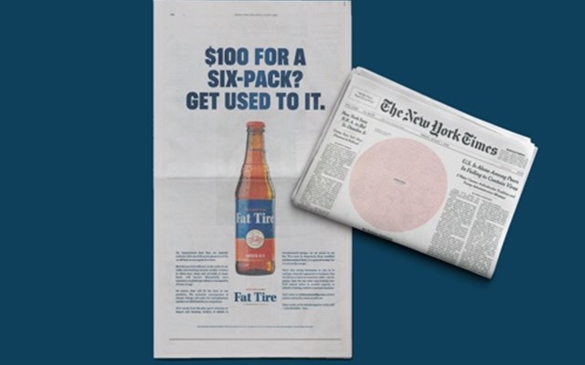 Red & Co. Projekt - Fat Tire: Nachhaltig trinken