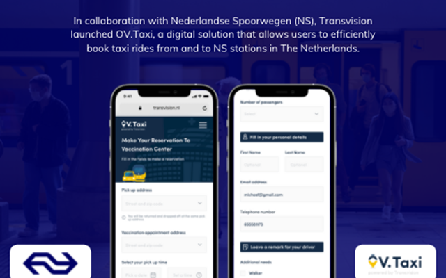 Lizard Global Projekt - Transvision | Nederlandse Spoorwegen (NS) OV Taxi