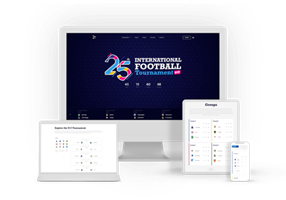 Glush Projekt - Überarbeitung der Website für ein Fußballturnier