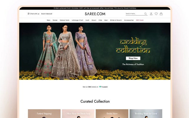 Elsner Technologies Pvt. Ltd. Projekt - Saree.com