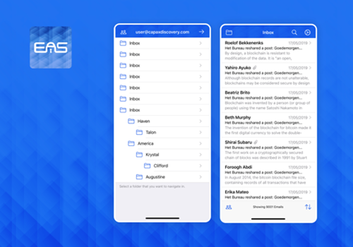 EAS-Mobil-App für iOS & Android - 