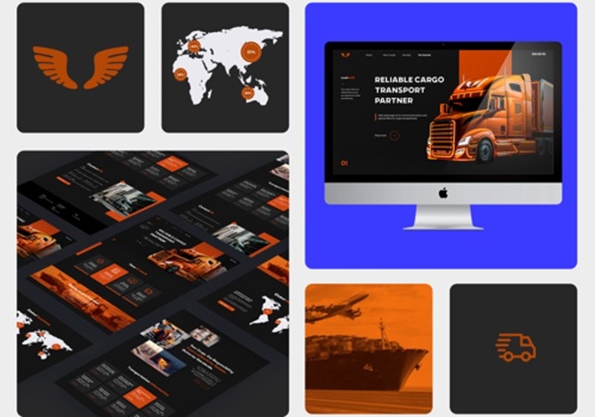 Website-Entwicklung für ein Transportunternehmen - Global Transportation Company