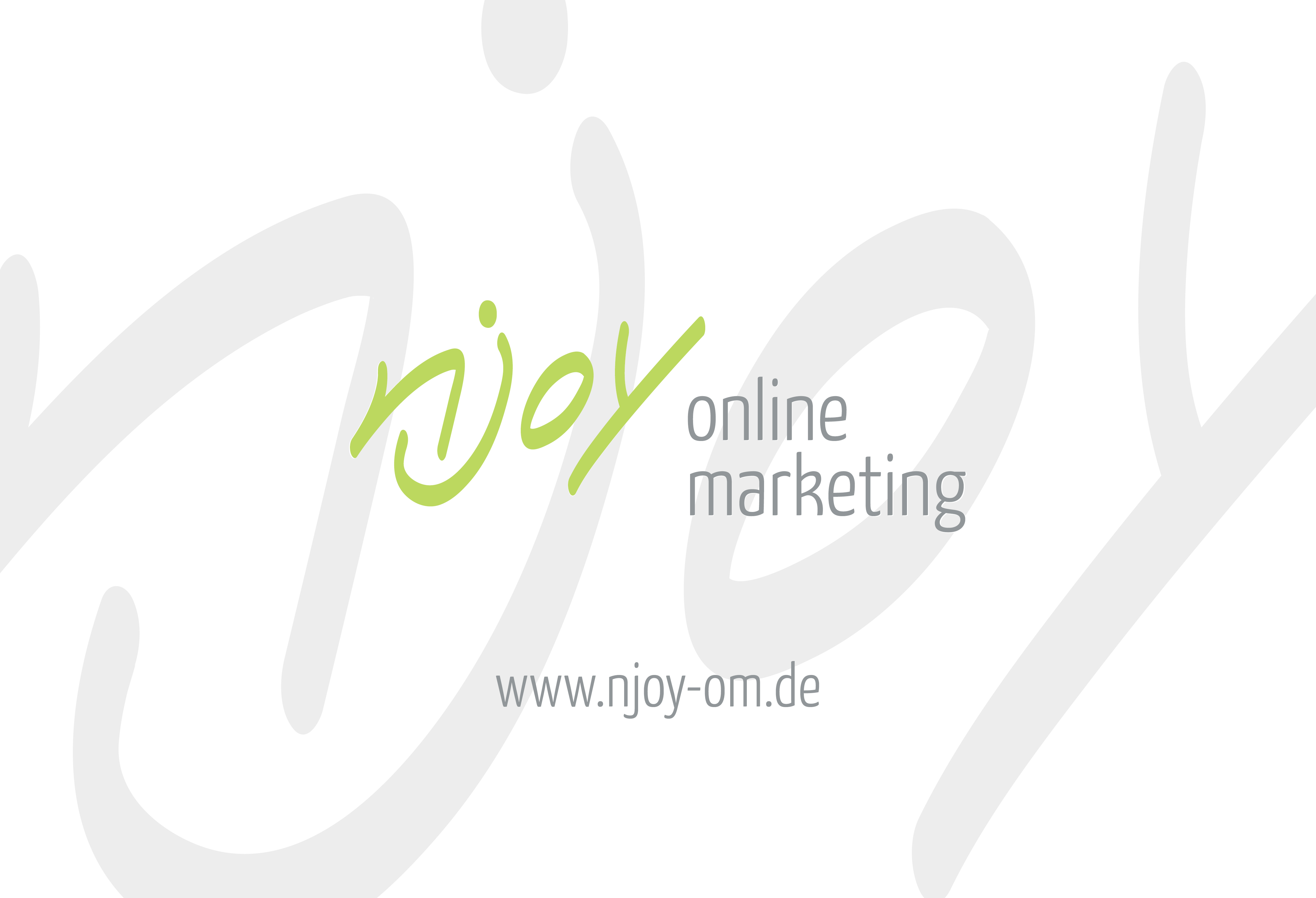 njoy online marketing GmbH Headerbild