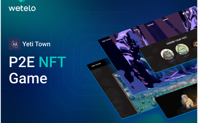 Wetelo Inc. Projekt - P2E NFT Spiel, YetiTown