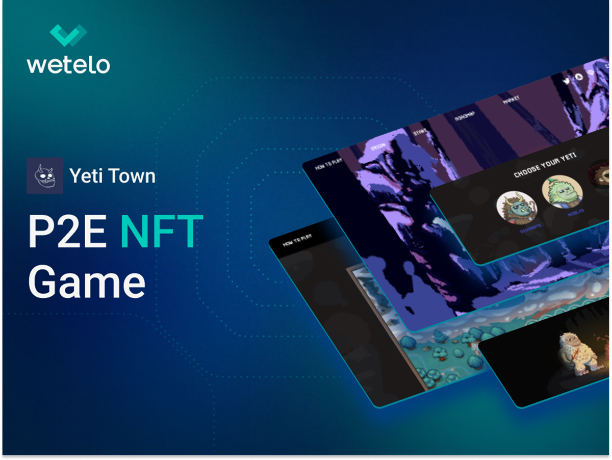 P2E NFT Spiel, YetiTown