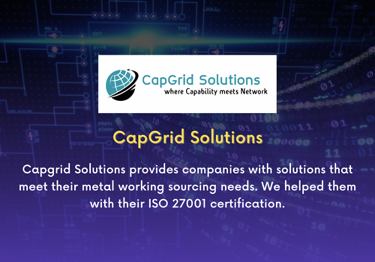 ISO 27001 - CapGrid Solutions