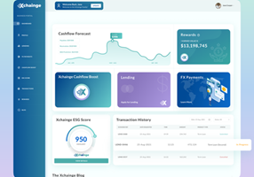 UIUX Studio Projekt - Xchainge Produkt-Dashboard UX/UI-Design