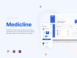 ANODA | Product Design Agency | UI UX Design | Projekt - Medicline - Multifunktionaler Webdienst