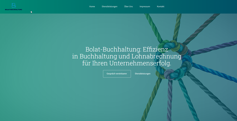 Case Study Image - Start der Website