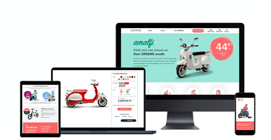 Digital Masters GmbH Projekt - Markenbildung und Onlineshop für DREEMS