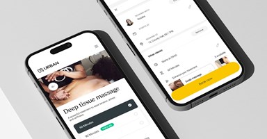 Vention Projekt - Urban: Frisches Design und neue Features für iOS-Massage-Apps