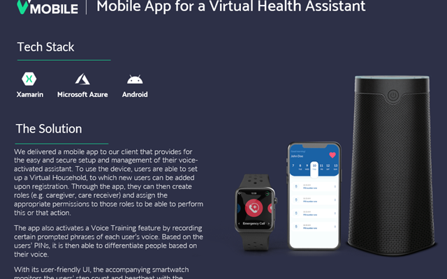 V-Mobile Projekt - Mobile IoT-App für virtuellen Gesundheitsassistenten