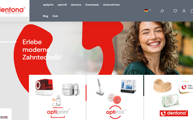 RESPONSE GmbH Projekt - dentona AG: Shopware-6 Relaunch & komplett neues Corporate Design