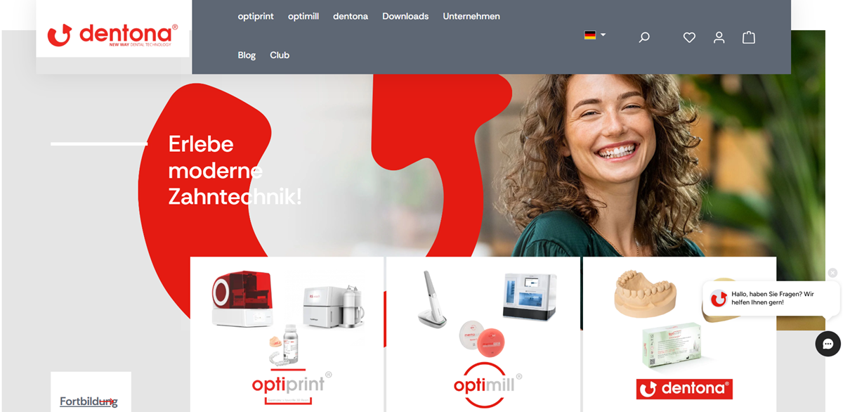 dentona AG: Shopware-6 Relaunch & komplett neues Corporate Design