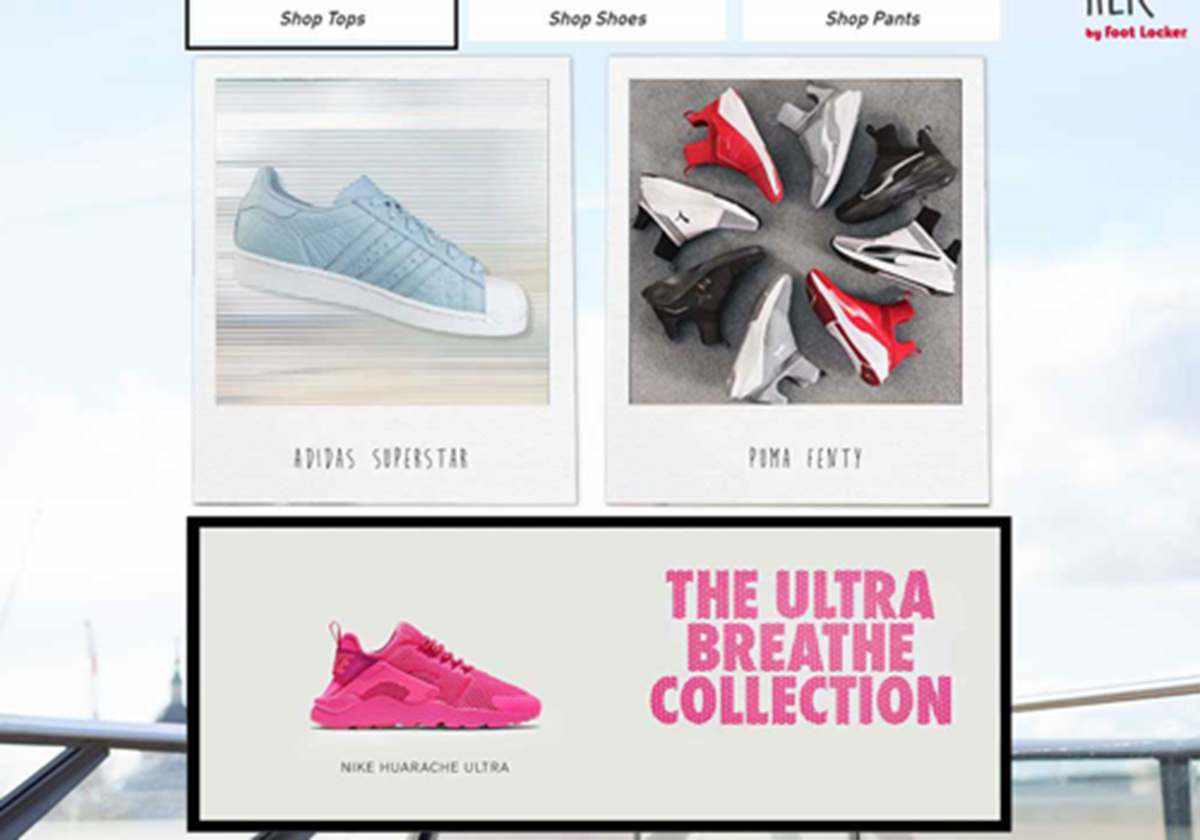 Foot Locker Damen-Portal - 
