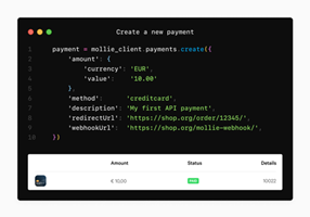 Four Digits Projekt - Mollie: Mollie-API-Client für Python