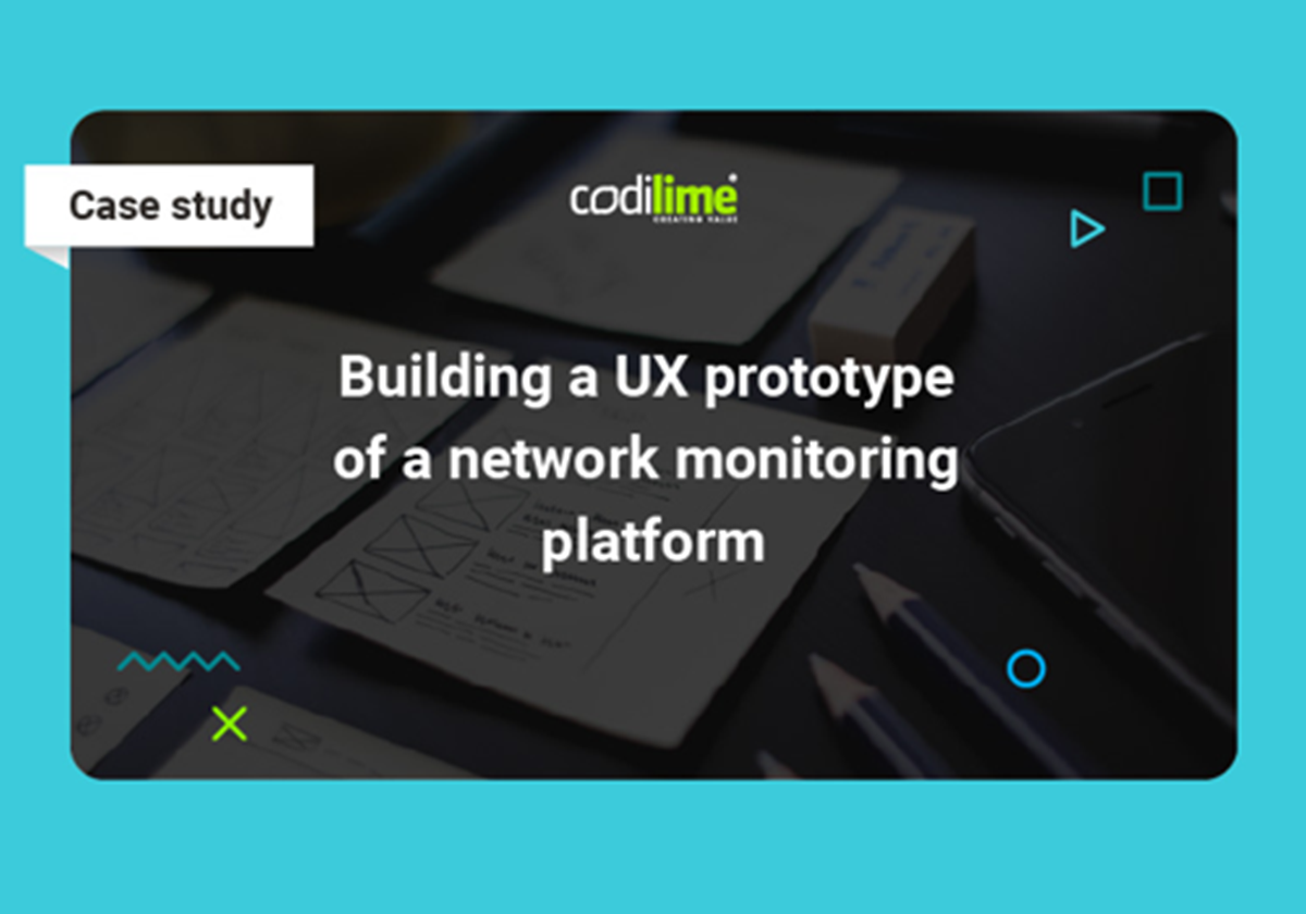 Erstellung eines UX-Prototyps für eine Netzwerküberwachungsplattform - 