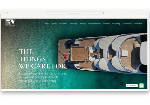 Pineapple Digital Agency Projekt - Elvamarine, Webdesign und -entwicklung, Markenbildung