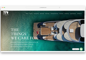 Pineapple Digital Agency Projekt - Elvamarine, Webdesign und -entwicklung, Markenbildung