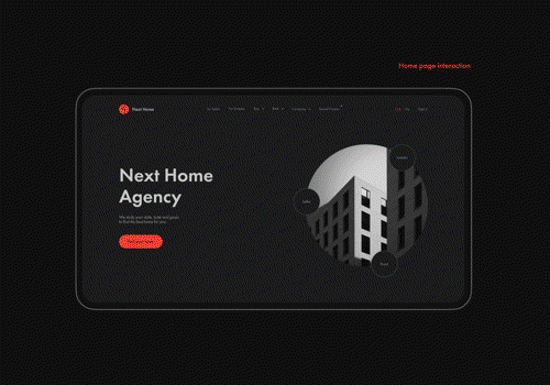 REYME Projekt - Next Home Landingpage